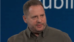 Андрей Ермак на общественном Форуме в рамках саммита НАТО.