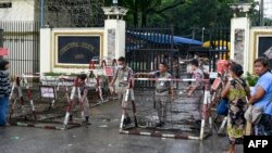 ရန်ကုန်မြို့ရှိ အင်းစိန်ထောင်ရှေ့မြင်ကွင်း (ဩဂုတ် ၁၊ ၂၀၂၃)