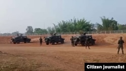 တိုက်ပွဲဖြစ်ပွားရာ မဲဆောက်-မြဝတီတံတားအနီး ထိုင်းစစ်တပ် လုံခြုံရေးယူထားစဉ်