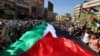Les pays arabes dans la rue en soutien aux Palestiniens