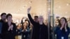 Apple CEO Tim Cook attends the opening of a new flagship Apple store in Shanghai, China, March 21, 2024, in this photo provided by China's Xinhua News Agency.