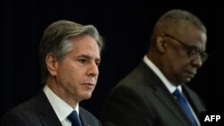 Госсекретарь Энтони Блинкен и министр обороны Ллойд Остин (архивное фото) 