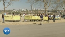 Manifestations lors de l'ouverture du sommet des Brics