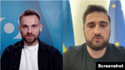 Знімок екрана: Юрій Солонець, Євген Кудрявець, Skype