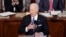 US President Joe Biden delivers the State of the Union address to a joint session of Congress in the House Chamber of the US Capitol, March 7, 2024.