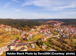FILE - View of Skhidnytsia, a popular healing spa resort in the Carpathians. (Adobe Stock Photo)