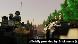 Анімація із серією українських військових конструкторів, розроблена компанією "Brickmania", до Дня Незалежності України 2022р.