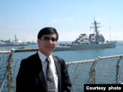 位于台北的国家政策研究基金会国家安全组副研究员揭仲 (照片提供: 揭仲)