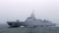 资料照：中国海军055级导弹驱逐舰南昌号在青岛参加中共建立海军70周年纪念仪式。（2019年4月23日