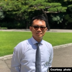 位于台北的中华亚太菁英交流协会秘书长王智盛(照片提供:王智盛)