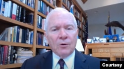 前国防部长罗伯特·盖茨（Robert Gates）2023年2月1日参与《华盛顿邮报》主办的一场研讨会