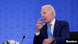 Джо Байден на встрече лидеров Северной Америки в Мехико. 10 января 2023 года.