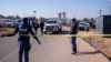 SOUTH AFRICA - MASS SHOOTING - Soweto police crime scene investigation