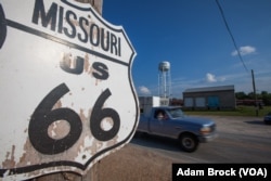 The historic Wagon Wheel Motel on Route 66 in Cuba, Missouri