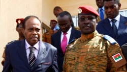 Le procureur général Laurent Poda au micro de Zoumana Wonogo.