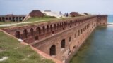 Walkway into Fort Jefferson (John Dengler/National Park Service)