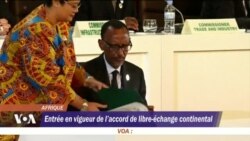 Entrée en vigeur de l'accord de libre-échange ZLEC en Afrique