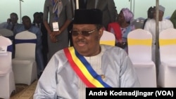 Haroun Kabadi, ex président de l'Assemblée nationale tchadienne, devenu le nouveau président du Sénat. (VOA/André Kodmadjingar).