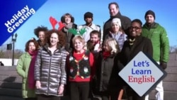 Let's Learn English Holiday Greeting
