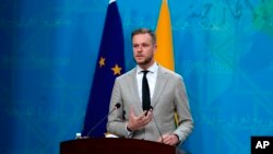 Министр иностранных дел Литвы Габриэлюс Ландсбергис (архивное фото) 