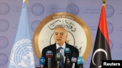 Ghassan Salamé à Tripoli le 6 avril 2019.