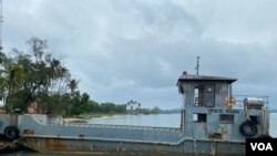 资料照：2021年2月位于西哈努克省的柬埔寨云朗海军基地。