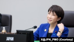 资料照片：日本首相高市早苗(2025年10月)