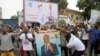 Des partisans du candidat à l'élection présidentielle congolaise, Martin Fayulu, , le 12 novembre 2018. REUTERS / Kenny Katombe 