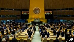 د ملګرو ملتونو عمومي غونډې یوه برخه