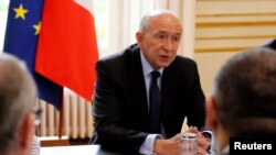 L'ex-ministre français de l'intérieur, Gerard Collomb à Paris, le 13 mai 2018.