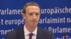 Mark Zuckerberg au Parlement européen à Bruxelles le 22 mai 2018.