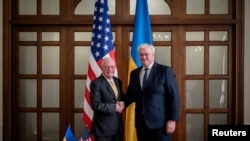 Кит Келлог и Андрей Сибига. Киев, 20 февраля 2025 г. 