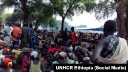 Des réfugiés sud-soudanais arrivant en Ethiopie. (Archives) 