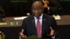 "Le peuple palestinien est bombardé, tué (...) Nous avions le devoir de nous lever et [de les] soutenir", a expliqué le président sud-africain Cyril Ramaphosa.