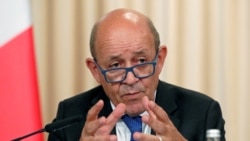 Le ministre Jean-Yves Le Drian à Moscou, le 9 septembre 2019.