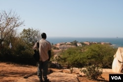 Mouhamadou Diouf on the island of Gorée in the Atlantic Ocean.