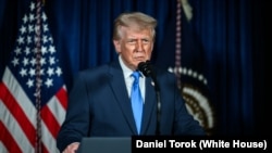 2025年11月26日，唐纳德·特朗普总统就当天在华盛顿特区发生的针对两名国民警卫队成员的枪击事件发表电视讲话。