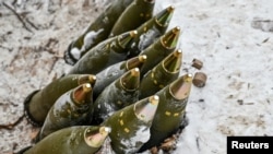 Архівне фото для ілюстрації: снаряди 155-мм калібру в Україні