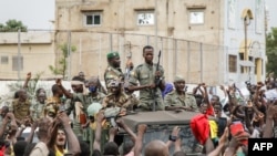 Armed members of the FAMA (Malian Armed Forces) in Bamako - l'armée malienne - Mali military