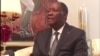 Alassane Ouattara affirme qu'il n'y a pas de crise avec Guillaume Soro