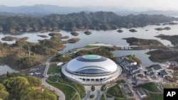 资料照：中国浙江杭州市淳安亚运分村场馆