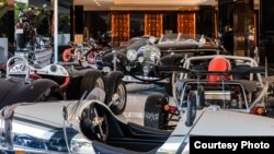 A collection of luxury cars is included for the buyer of America’s most expensive home, which is for sale in the Bel Air neighborhood of Los Angeles, California, for $250 million. (Bruce Makowsky / BAM Luxury Development)