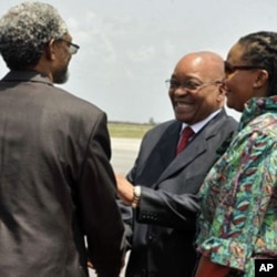 Le président sud-africain Jacob Zuma, un des membres du panel