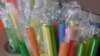 Упакованные пластиковые соломинки в кафе в Сан-Франциско, 17 июля 2018 года.