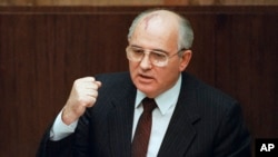 Le dernier président de l'Union soviétique, Mikhaïl Gorbatchev.