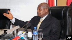 Yoweri Museveni, président de l'Ouganda