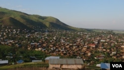 La cité de Nyamilima dans le Territoire de Rutshuru au nord de Goma, 1er Juin 2017.