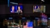 Debati duke u shfaqur në ekranet e bursës NASDAQ në Nju Jork