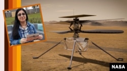 Shown in the upper left part of this image is Vaneeza Rupani, a junior at Tuscaloosa County High School in Northport, Alabama. She came up with the name Ingenuity for NASA's Mars Helicopter. (Photo Credits: NASA/JPL-Caltech/NIA/Rupani Family)