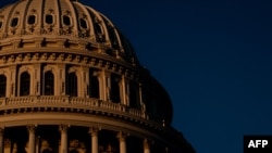 美国国会大厦圆顶。(2023年11月14日)